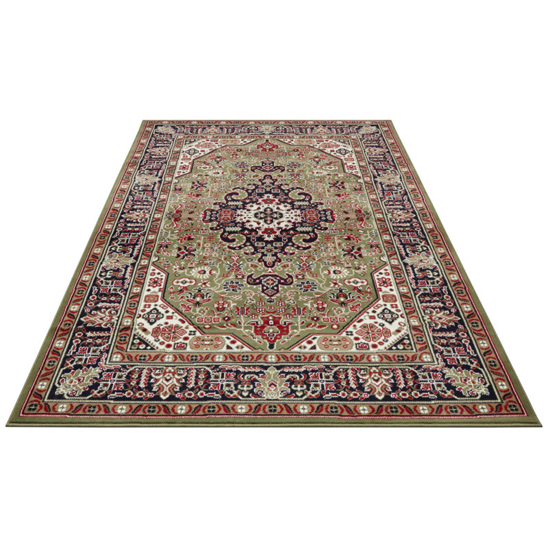 Skazar Isfahan Tufted Green Rug, Rectangle 160 x 230cm