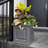 Nantucket Square Resin Planter Box with Water Reservoir-1138963261-1174501562-1163493518