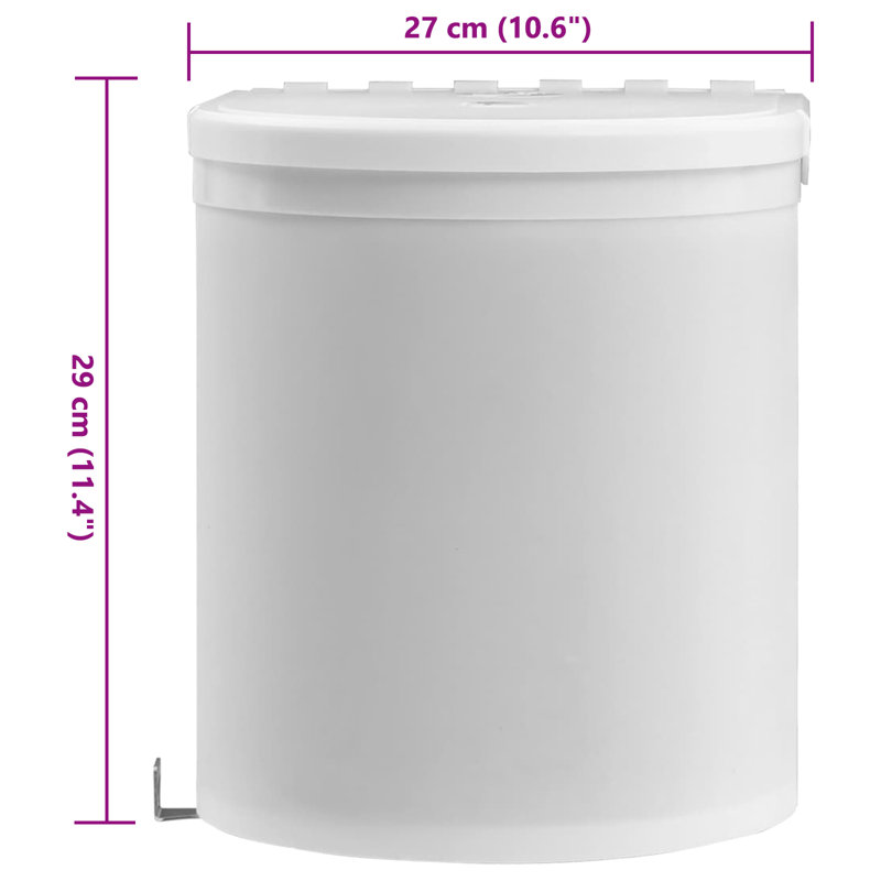 8 Litre Trash Can