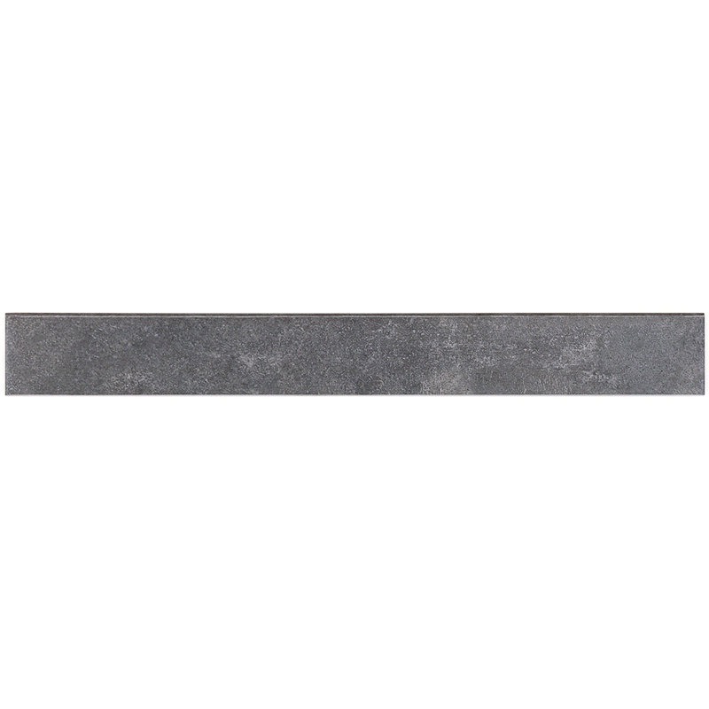 Carreau en porcelaine 24 "x 3" Bullnose, Gris