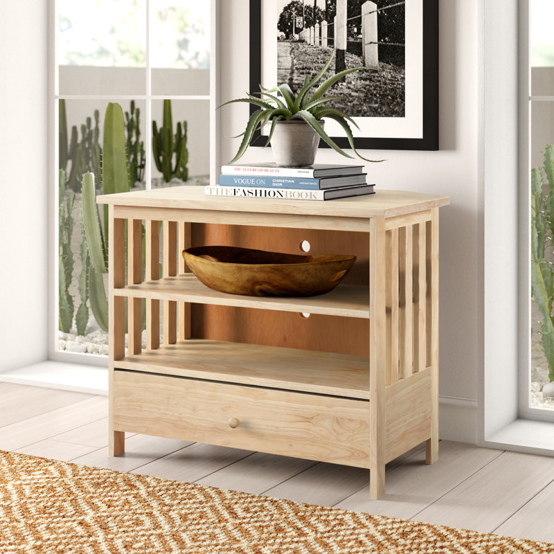 Manatuto Unfinished TV Stand for TVs up to 43", Unfinished