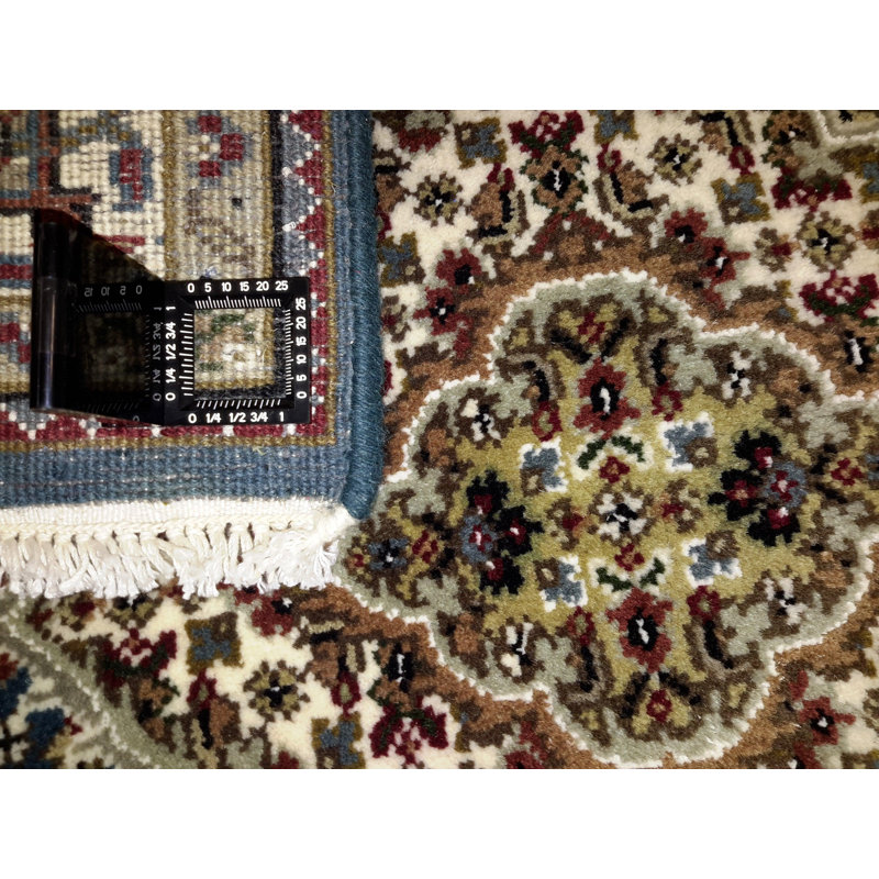 Walde Oriental Area Rug in Navy