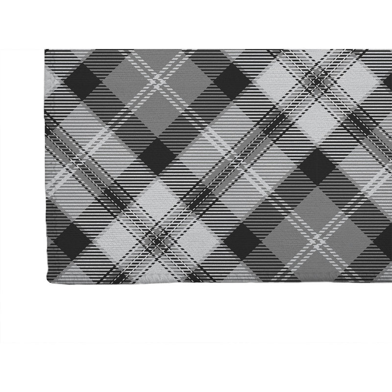 Anthony Plaid Non-Slip Outdoor Rug, Runner 2'6" x 8'