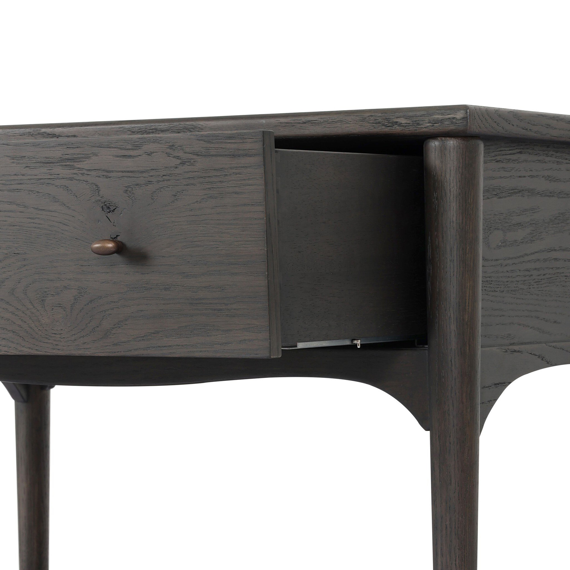 Lizzy 1 - Drawer Nightstand, Smoked Black Oak