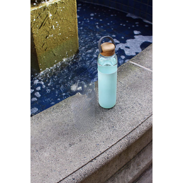 Orchids Aquae 16oz. Glass Water Bottle