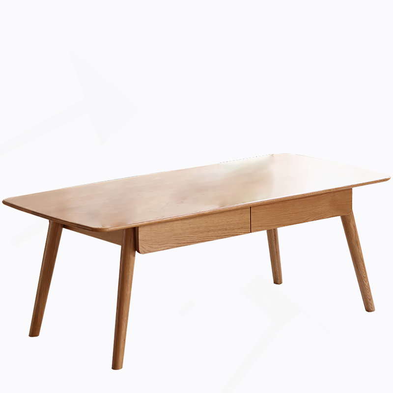 Kamrynn 100% Solid wood Top Plate Desk Coffee Table, 17.72" H x 39.37" L x 22.05" W
