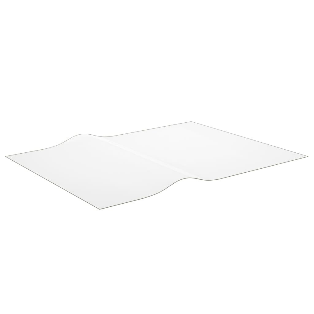 Transparente Tischabdeckung - 120X90 Cm, 1,6 Mm dickes PVC, wasserdichte Tischabdeckung