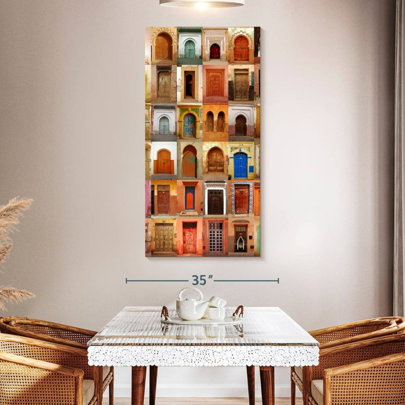 Portes marocaines, H 54 po x l 27 po