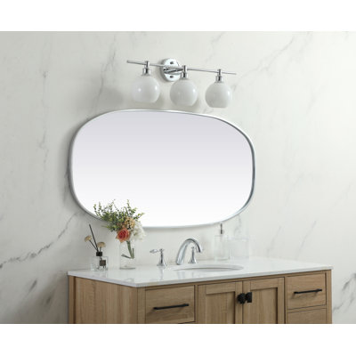 Bertin Metal Oval Wall Mirror