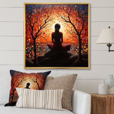 Orange, yoga noir en harmonie II