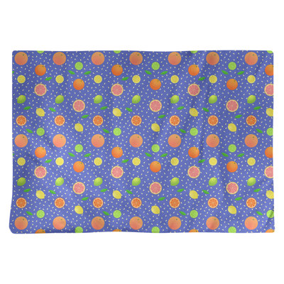 Napperon en coton 18 po Citrus fruit