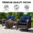 2-Person Square Outdoor Set With Cushions-1511144738