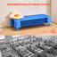 Lit de repos empilable pour enfant de 52 po x 23 po Kiddie Cot (bleu) (paquet de 4)