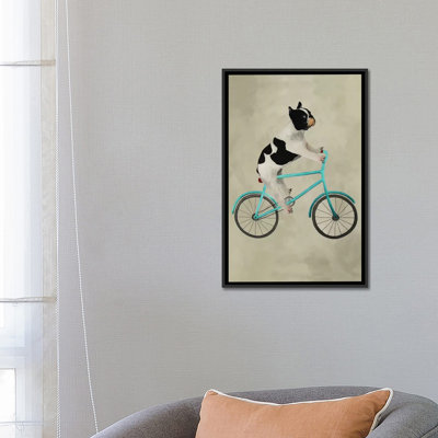 " Bulldog On Bicycle "