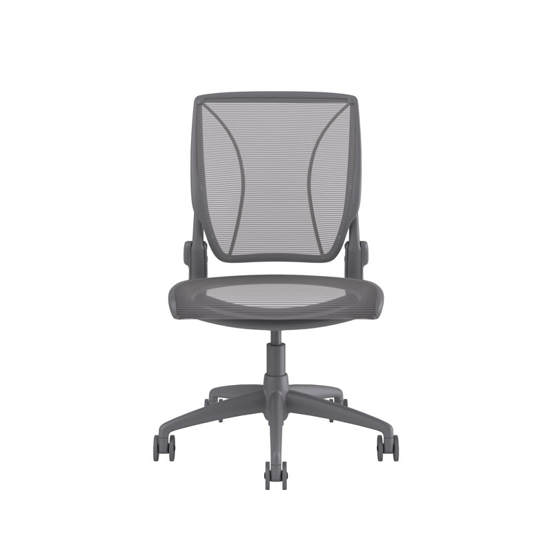 World Mesh Task Chair, Gray, Silver, Adjustable