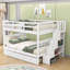 Lit superposé double en bois avec rangement-1548280142