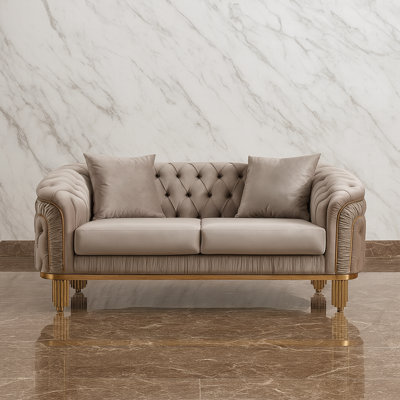 Valorie 2 - Piece Velvet Living Room Set by Everly Quinn