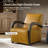 Peru 26.5"W Modern Napa Full Top Grain Genuine Leather Armchair with Unique Arms-619908229