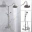 Système de douche thermostatique exposé 60 po mural avec douche à main 1,75 GPM et poignées levier-98155616