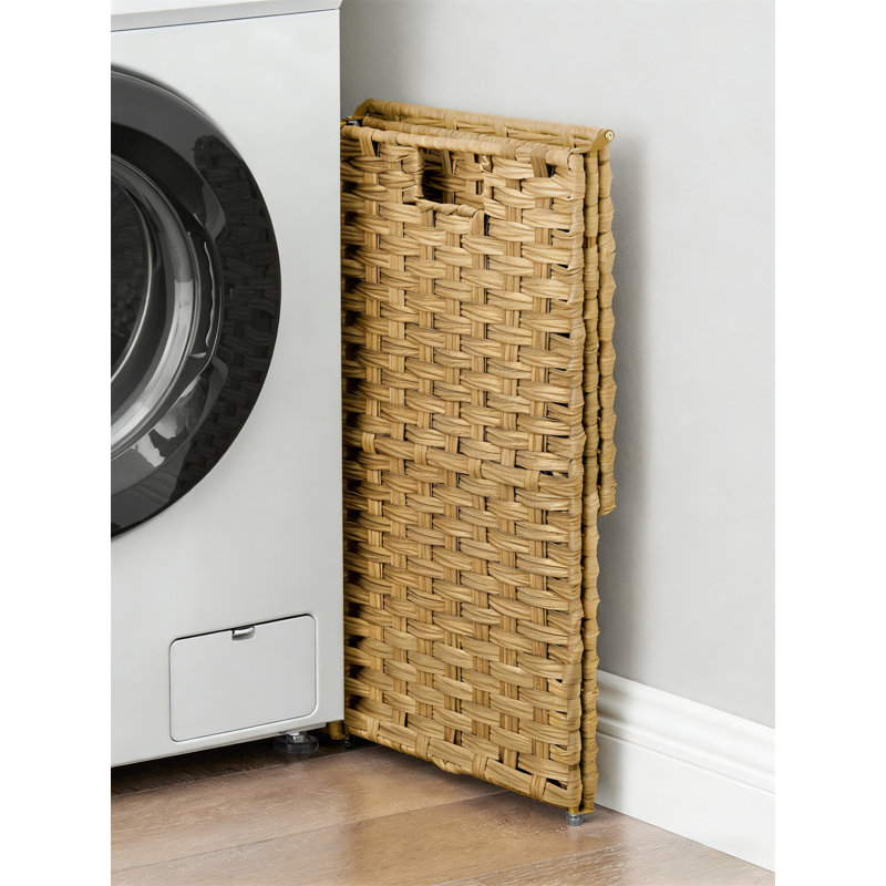 Laundry Cart, Covered Laundry Basket, Wheeled Rolling Laundry Basket, Detachable Lining, Suitable For Bedrooms