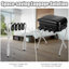 Porte-bagages pliable