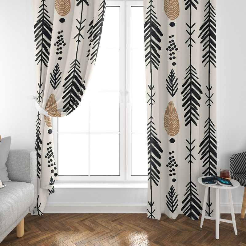 Room Darkening Curtain Pair, 56" W x 78" H