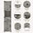 66" Tall Farmhouse Bathroom Storage Cabinet-1118948130