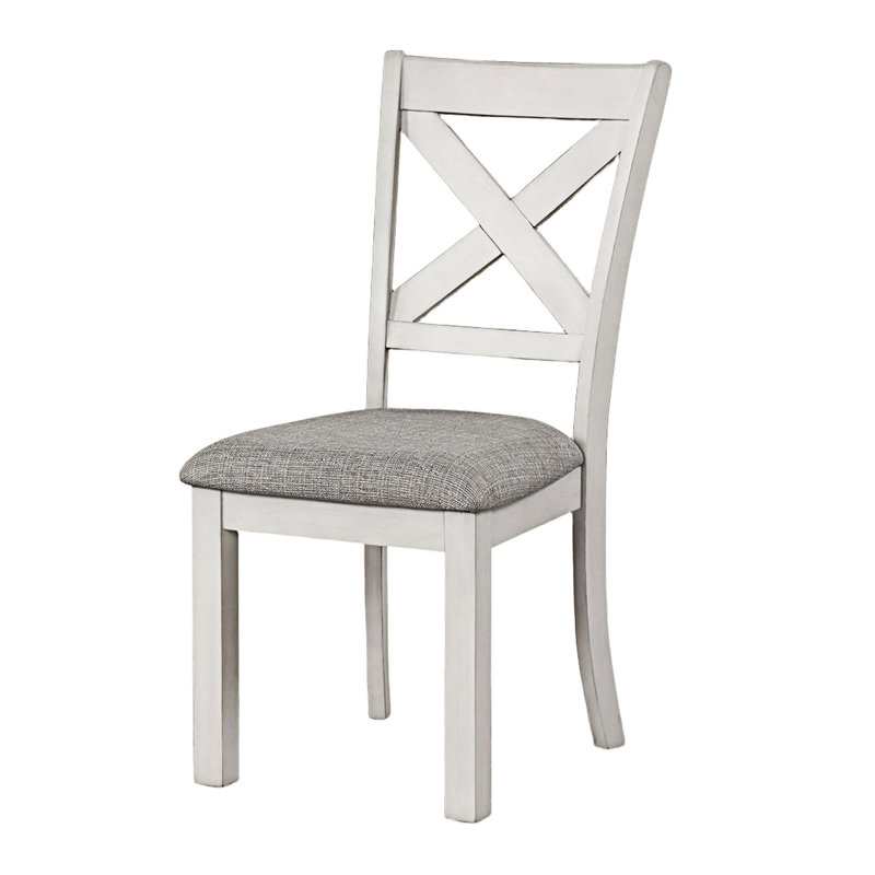 Chaise d'appoint en bois (ensemble de 2)