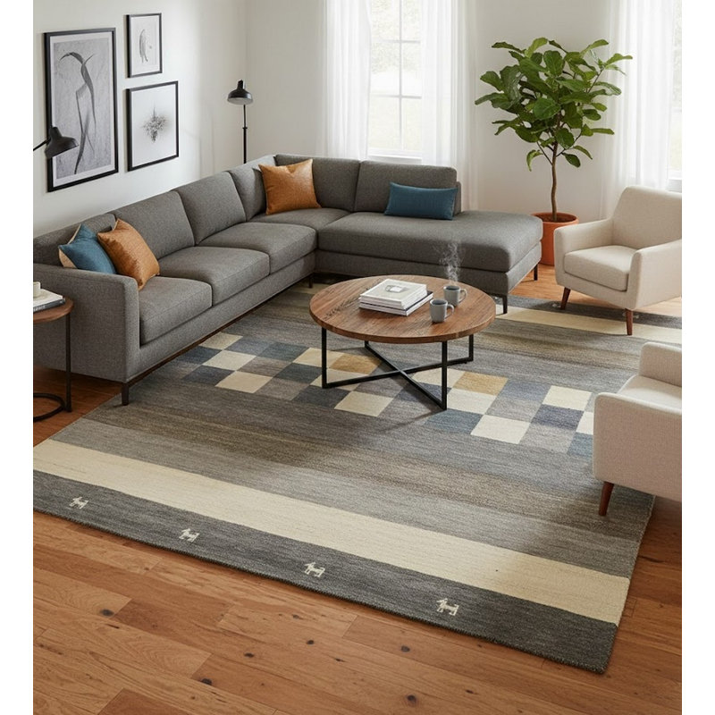 Performance Wool Striped Indoor Rug