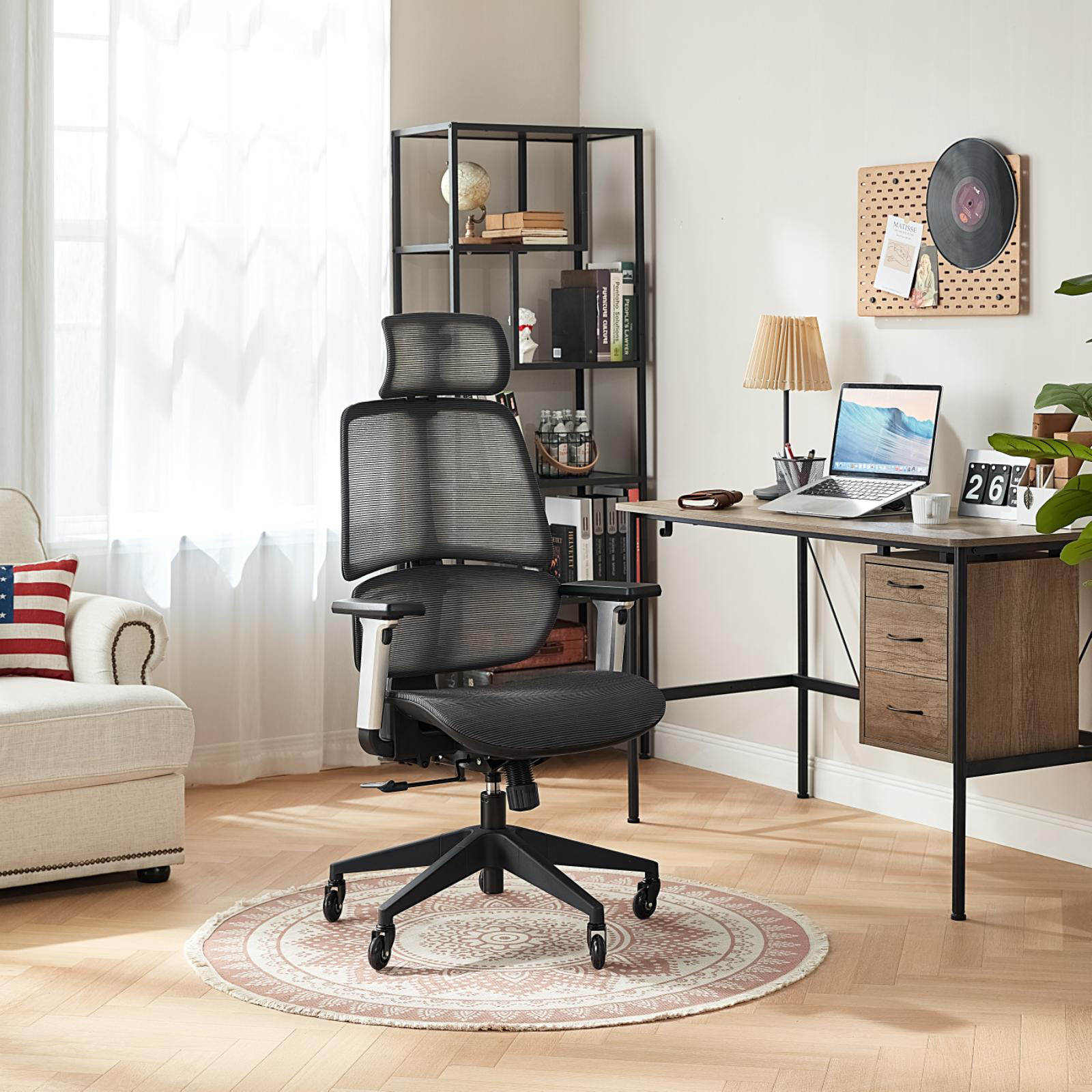 This WFH-Friendly Desk Chair Solved My Back Pain and Brightened Up My Dull  Room