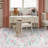 Kaldi Floral Washable Area Rug Non-Slip Stain Resistant Low-Pile Boho Large Indoor Throw Carpet-266328480