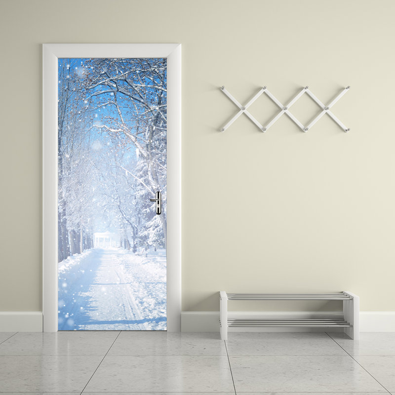 Décalcomanie murale bonhomme de neige winter