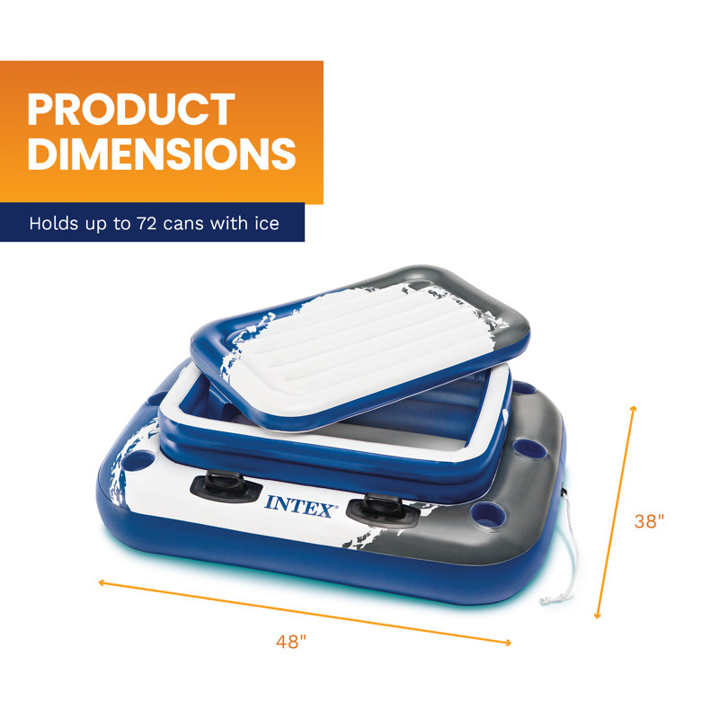 Intex 48 Quarts Pop-Up Cooler in Blue