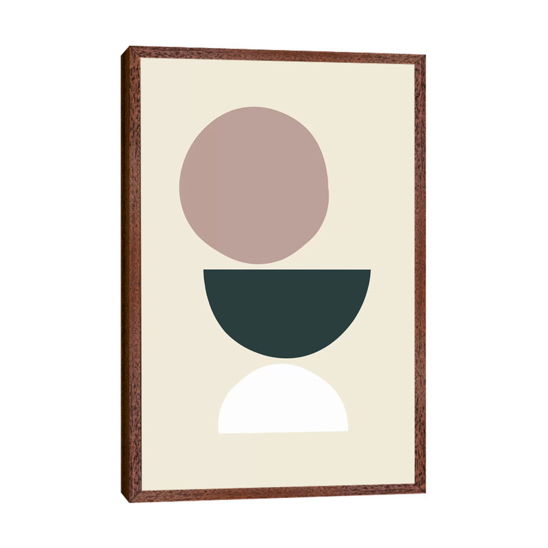 Mid-Century Shapes I by The Maisey Design Shop - Gallery-Wrapped Canvas Giclée on Canvas, Classic Wood Framed