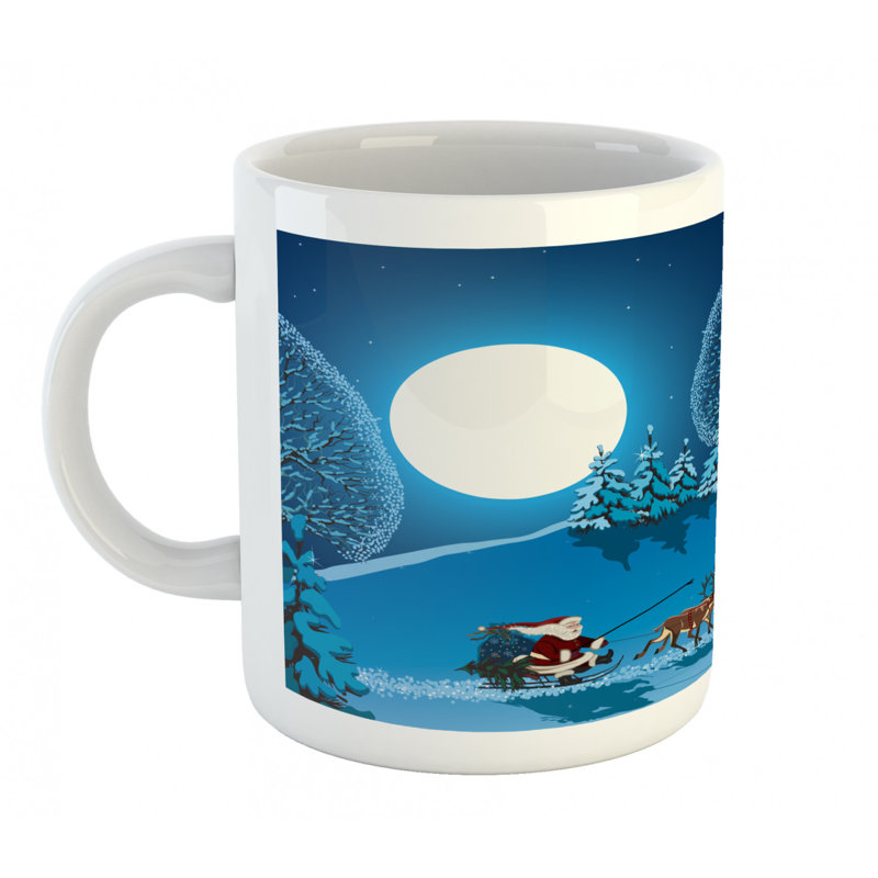Grande tasse à café santa
