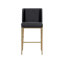 Alexandro Upholstered Bar Stool with Metal Frame