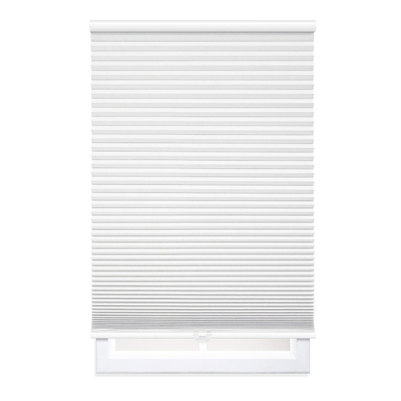 Store alvéolaire occultant sans fil 1,5 po Coursey, Blanc, L 69 po x L 84 po