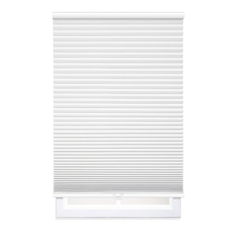 Store alvéolaire occultant sans fil 1,5 po Coursey, L 61,5 po x L 84 po, Blanc