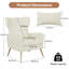Velvet Wingback Chair-258155597