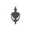 Deltana DKR75U10B Door Knocker; Victorian Rope; Oil Rubbed Bronze Finish-875726910
