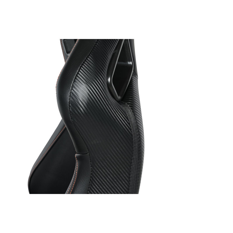 Black Vinyl Racing Seat For An Enjoyable And Exciting Driving Time A Memorable Experience