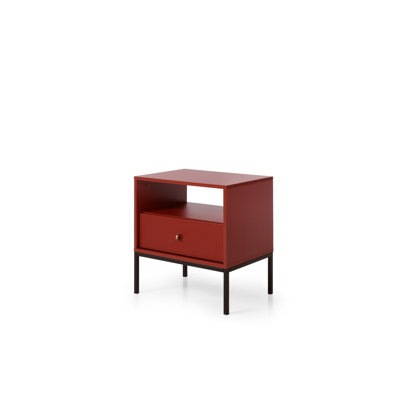 Craigarogan 53.6cm W Manufactured Wood Bedside Table