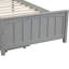 Twin Platform Bed With Two Grey Drawers - Solid Wood For A Tranquil Bedroom Experience Creation Comfortable Sleep-165573795