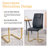 Kimara Modern Faux Leather Dining Chairs with Cantilever Metal Legs-1455588333-1450819143