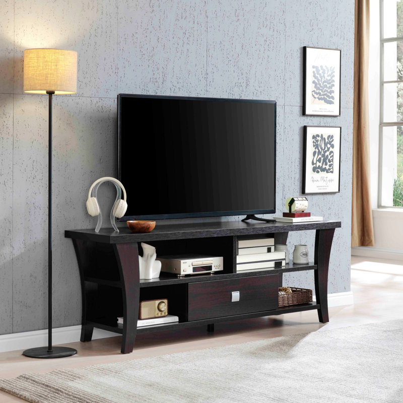 TV Stand With Storage Drawers And Shelf