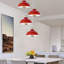 Gatesville 4 - Light Red Cluster Pendant