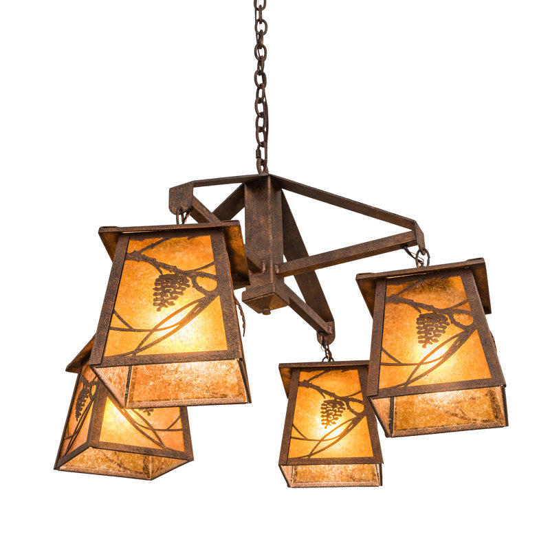 Rustic Lodge 4 - Light Chandelier