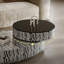 Table basse rotative ovale minimaliste italienne