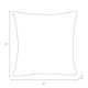 Miley Cotton Throw Pillow
