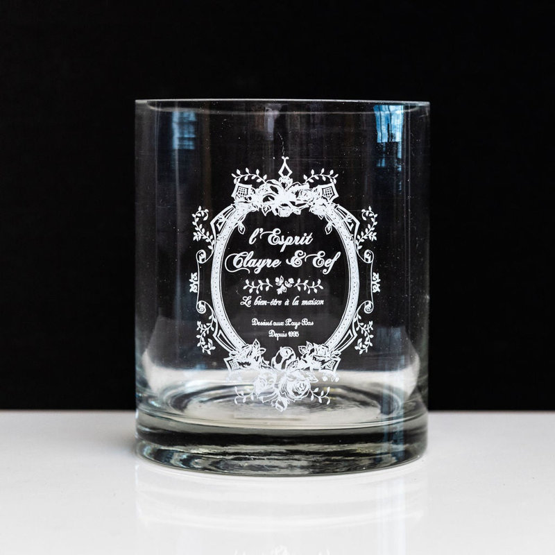 Makelah Glass Table Vase, 4.75" H x 4" W x 4" D
